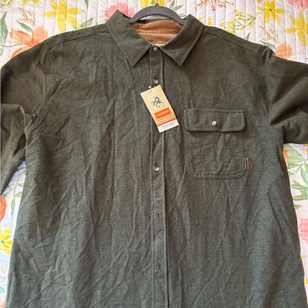 Long sleeve flannel / corduroy shirt